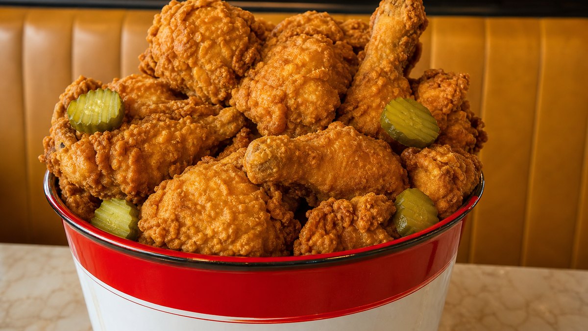 Golden Bird Bucket