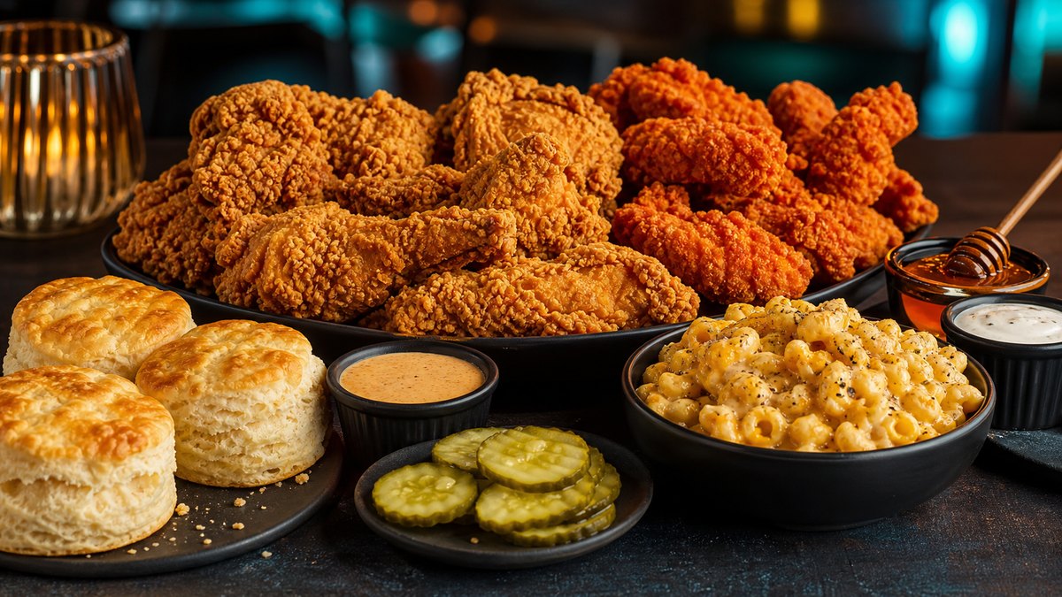 Golden Bird featured dishes