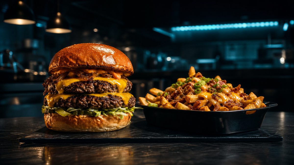 Midnight Stack featured dishes